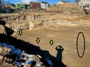 Excavation complete & caisson locations pinned