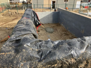 Insulation blankets over forms