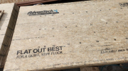 Advantech, a superior plywood floor, is used