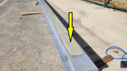 Premium glue under steel beam plate