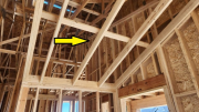 Ceiling underframe by entry 