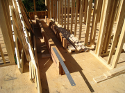Two Large LVL Beams above Master Bedroom  
