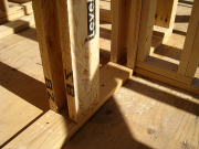 Detail of Framed Pocket Doors  