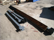 Steel Beam and Columns for Roof  