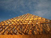 East Roof Plane Before Sheathing  