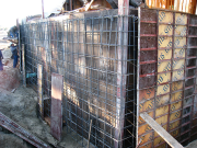 Foundation Walls for South Patio  