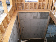 Ledge at Stair Opening is Framed
