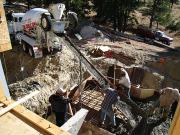 Planter Floor of South Patio being Placed  