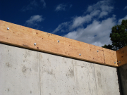LVL Ledgers Parallel with Joists Bolted 16 OC