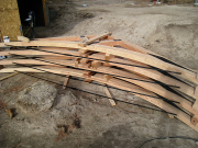 Entry Roof Trusses Delivered  