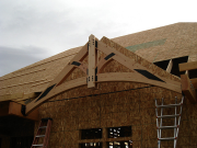 Kitchen Gable Truss Installed  