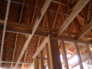 Blocked Trusses Above Sheer Walls  