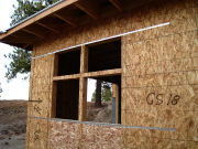 Window Openings Strapped Per Plan  