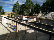 Steel Beams Installed & Braced