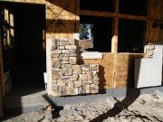 Stone Samples on Garage Walls