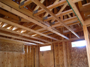 Ceiling in Study is Dropped  