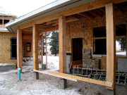 10x10 Columns in Breezeway Installed  
