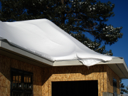 Snow on Garage Roof  