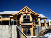 Southeast Part of House with Windows Installed  