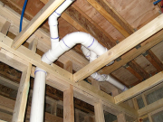 Plumbing Under Guest Bathroom  