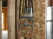 Detail of Gas Manifold in Mechanical Room  