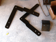 Powder Coated Brackets for Breezeway Posts  