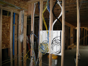 Low Voltage Control Panels in Storage Room  