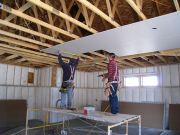 Drywall Installation at Garage Ceilings  
