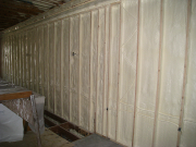 Insulated Walls in Pool Room  