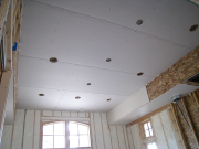 Kitchen Ceiling Drywalled  