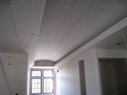 Ellipse ceiling sheathed with double drywall