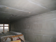 Swim room undercoat is complete