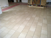 Tile installed in living room