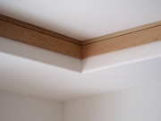 Detail of trim in coffer ceilings