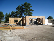Garage Walls are Framed