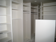 Master closet painted