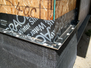 Galvanized steel angles for stone sills