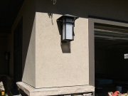 Stucco and exterior lights