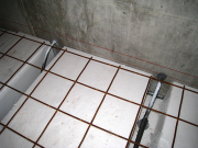 Rebars Attached with Epoxy to Foundation Walls