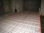 Radiant Heat Tubing Finished