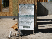Safety Sign Erected