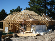 Trusses in Place  