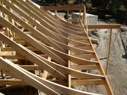 Truss Radius Tails Installed  