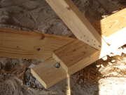 Wall Bracing Anchored to Caissons  