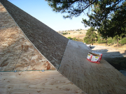 Lower Radius Sheathed with CDX Plywood  