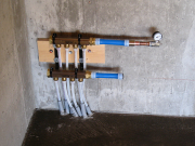 Radiant Heat Manifold in Garage  
