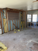 Demolition of kitchen