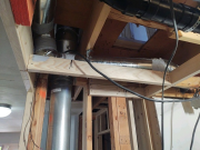 New furnace flue