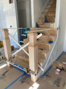 Installing new newel posts