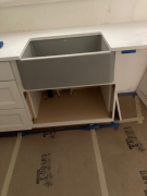 Farm sink located